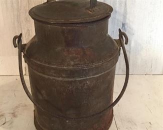 Antique Rustic Primitive Milk Can