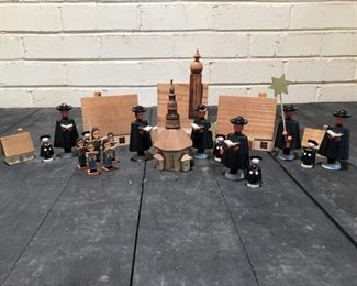 Erzgebirge East German Wooden Christmas Village