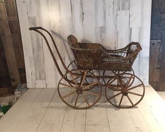 Antique Victorian Baby Carriage