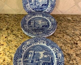 8- Spode Dessert Plates.