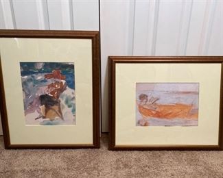 Unsigned Abstract Art.