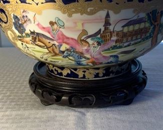 Asian-themed English Hunt Bowl (2 PCS)