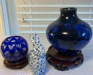Blue & White Tabletop Art Decor (5 PCS