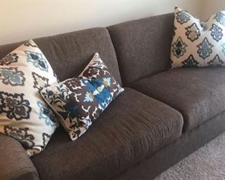 Pallister Furniture Co. Sleeper Sofa with Serta Mattress.