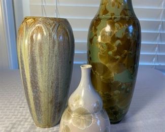Signed Pottery Pieces.
