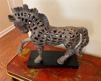 Prancing Horse Sculpture by Uttermost.