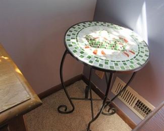 Mosaic table or plant stand