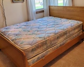 Newer mattress and box spring in very good and clean condition.