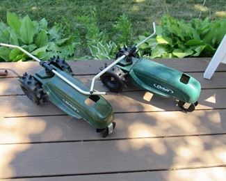 Sprinklers and lots of outdoor yard stuff