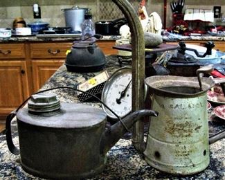 Antique Oil and Gas Cans