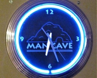 Neon Clock - Man Cave