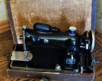 Vintage Singer Machine with Case