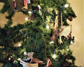 Rustic Tree with Rustic Ornaments