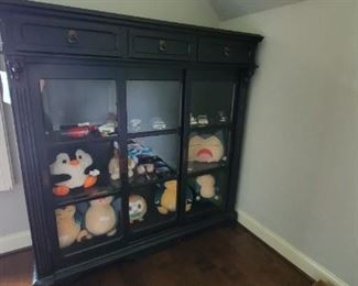 Display Cabinet with glass sliding doors