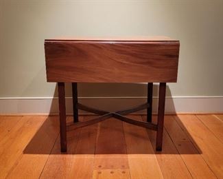 Drop leaf table - 28" high x 30" wide x 20" deep. Each leaf is 9".
