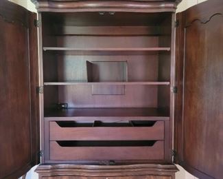 80" high x 43" wide x 21" deep