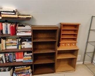 Large collection and variety of books.