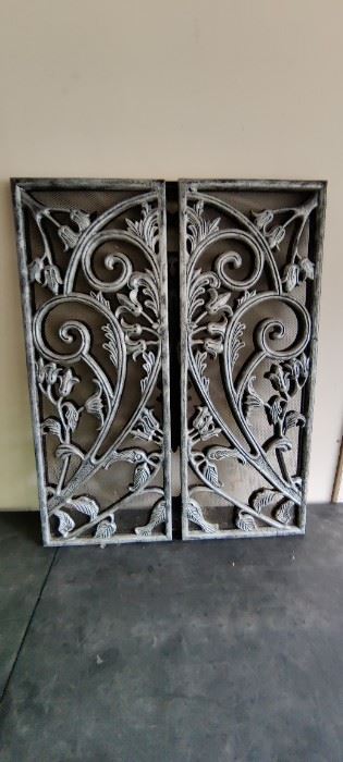Metal Fireplace Cover