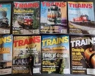 Vintage Collectible Train Magazines