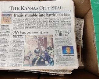Collectible Kansas City Star New Papers 
