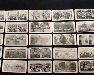 Stereo Cards for  - Pat. 1895 Antique Vintage Stereoscope  - The Saturn Scope Viewer - James M Davis & Great Condition RARE b