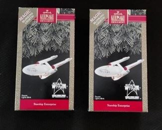 Rare Collectible 1991 Hallmark Star Trek "U.S.S Enterprise" Magic Ornament - Several Sold on Ebay for over $60.00