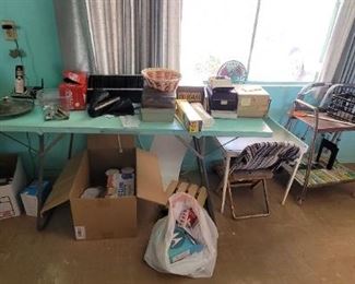 Mint green work table