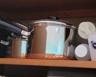 Thick bottom pots and pans