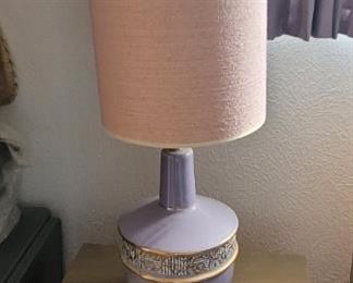 Vintage lavender lamp