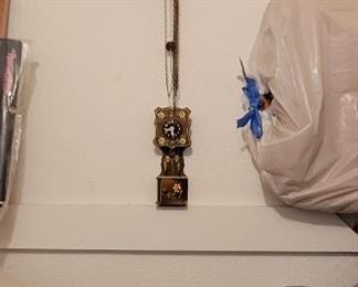 Vintage swinging cuckoo clock