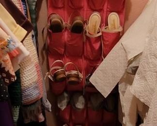 shoe organizer and shoes