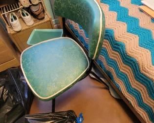 50's green chair