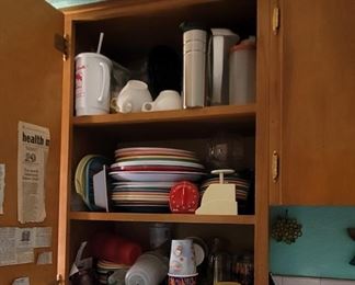 Boontonware plastic pastel colored plates