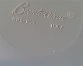 Boontonware plastic pastel colored plates