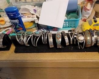 Navajo Sterling silver bracelets
