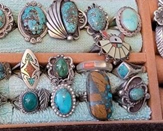  Vintage Navajo sterling silver