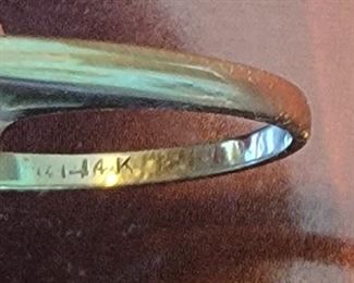  Vintage real 14k ring
