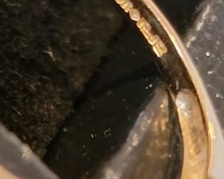 Real 14K gold and gem ring