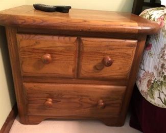 Pair of Oak Night Stands