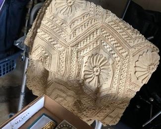 Antique Crochet Bedspread