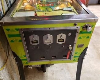 Vintage Four Million BC pinball game, working w/ upgrades