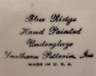 Incredible selection of authentic Blue Ridge Pottery. Collectors will not want to miss the fabulous selection of pottery!