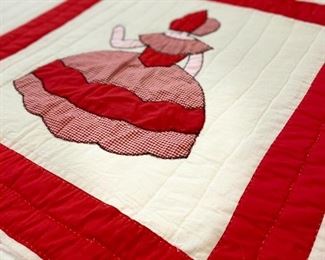 Incredible selection of handmade quilts.