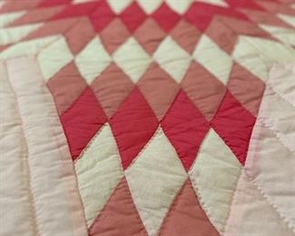 Incredible selection of handmade quilts.