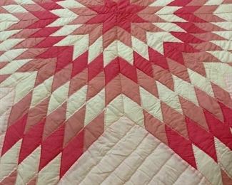 Incredible selection of handmade quilts.