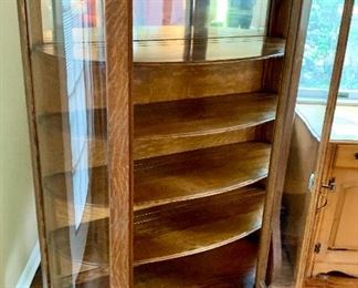 Antique Glass Front Curio Cabinet
42w x 16d x 64h $450