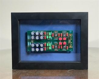 FRAMED CIRCUIT BOARD | 6 x 8 in. (overall); 2 x 5 in. (sight) 
