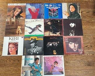 (14pc) POP VINYL RECORDS Pt 2 | Featuring records like Dolly Parton "Greatest Hits", Bonnie Raitt "Home Plate", Carly Simon "Boys in the Trees", Barbara Streisand "Self Titled" "The Way We Were" and "The Broadway Album" etc. 