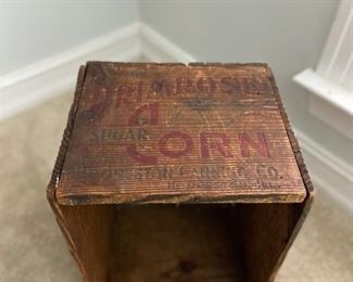 Primerose Sugar Corn Wood Crate