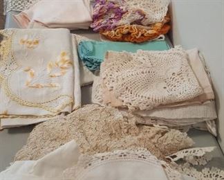 Doilies and fancy work